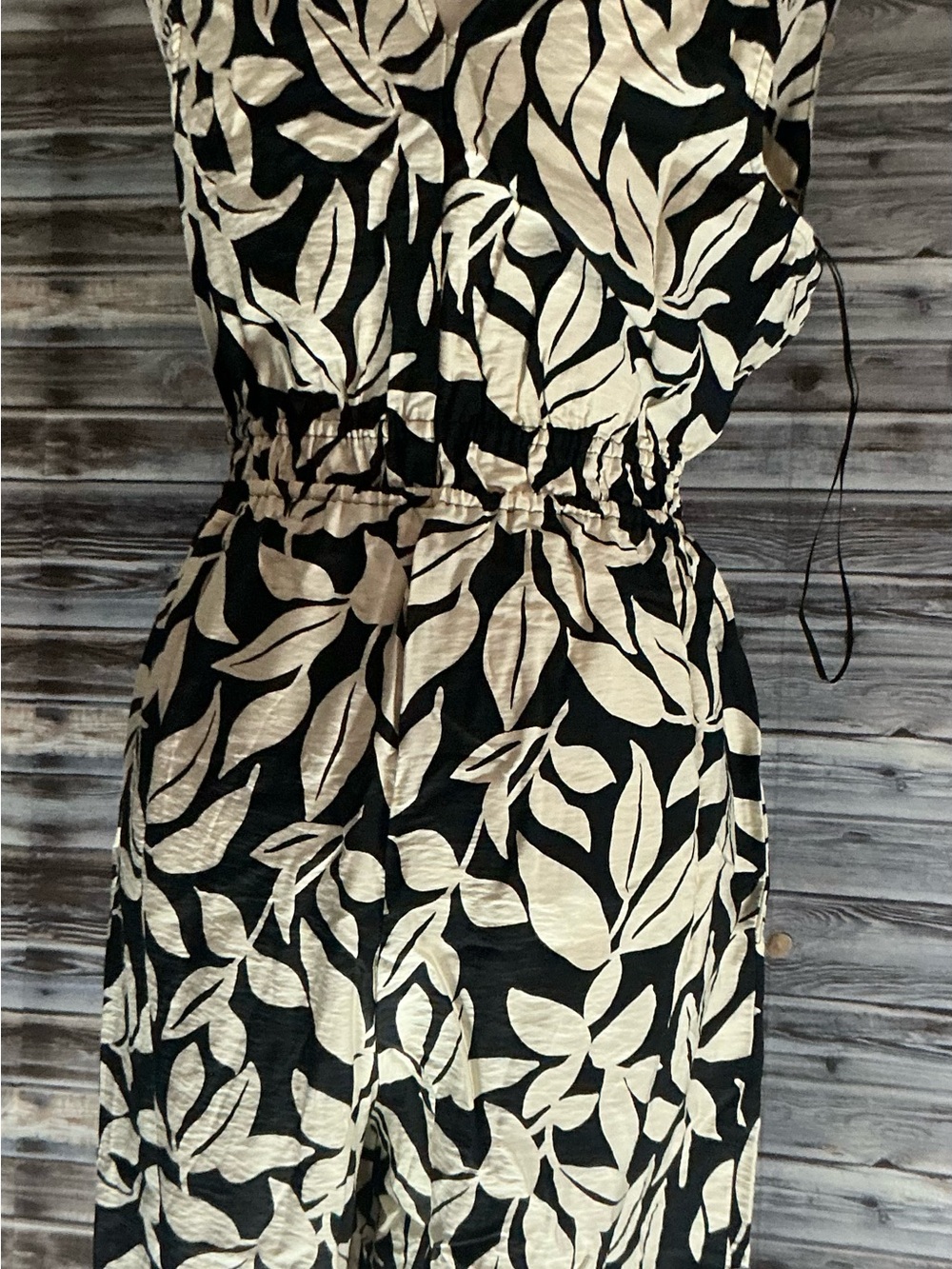 ⭐ NWT A New Day Jumpsuit Bundle XS S M Black Leaf Wide Leg - Picture 6 of 10